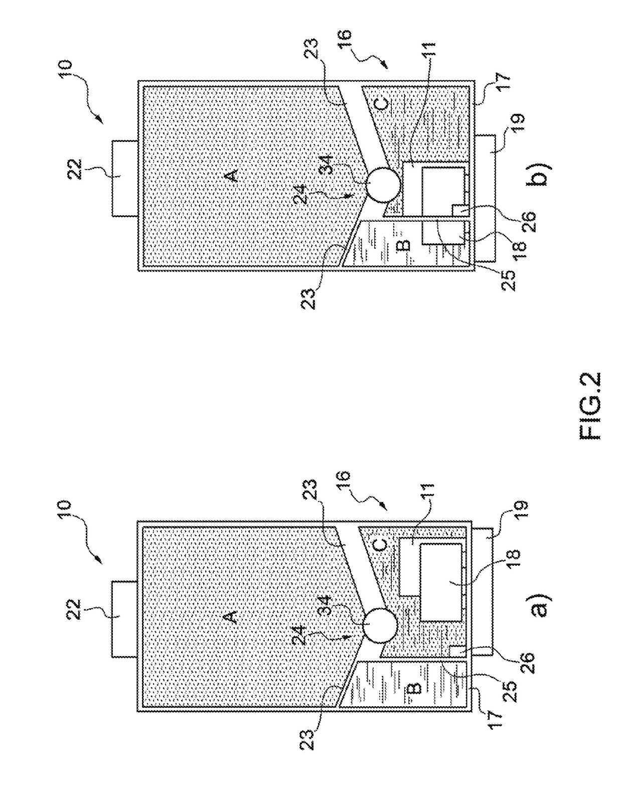 Method and apparatus to supply water to a tank of an exhaust system provided with exhaust gas after-treatment for a combustion engine
