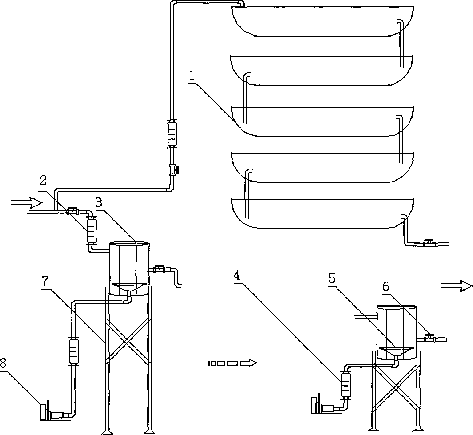 Experimental apparatus for simulating water quality of river based on continuous agitating reaction pond