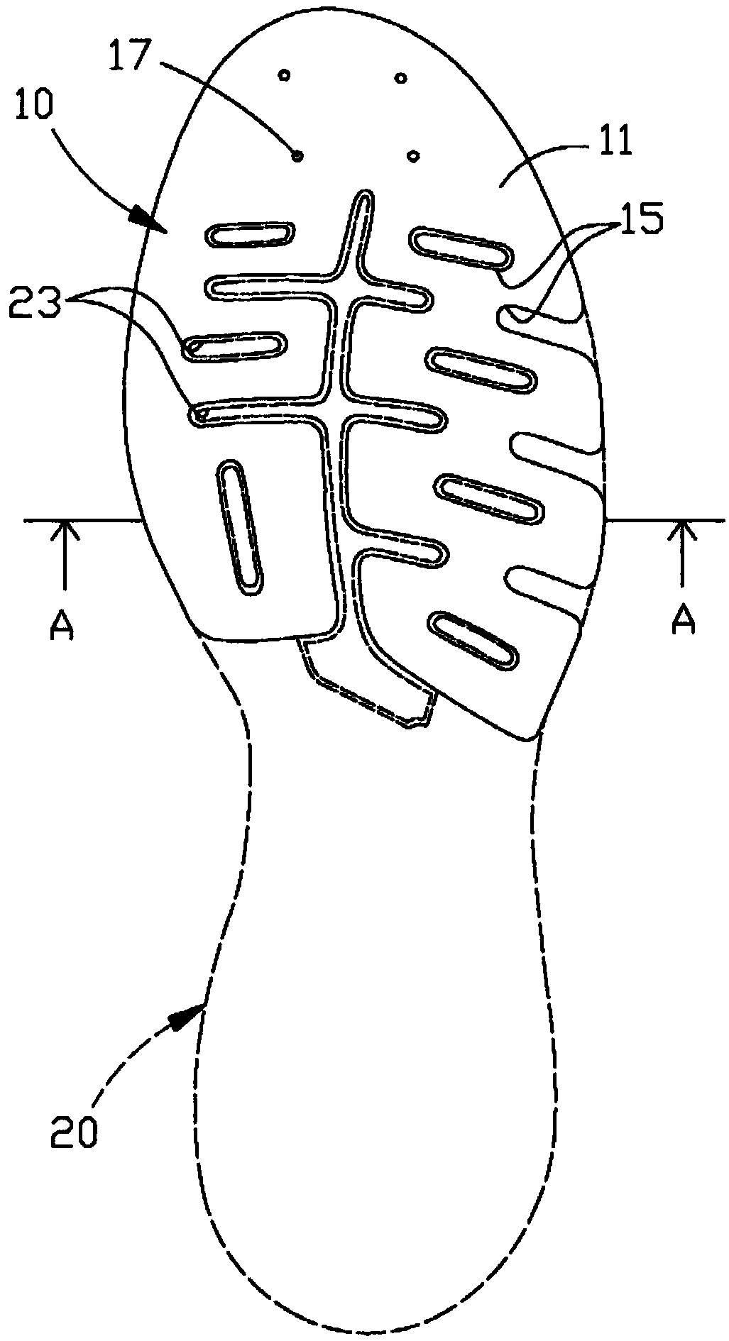 Wear-resisting non-slip sole structure