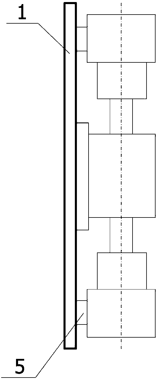 Super-gravity field high-frequency high-thrust single-degree-of-freedom horizontal vibrating table