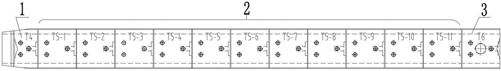 High-coking-chamber top-mounted coke oven with combined oven door lining blocks