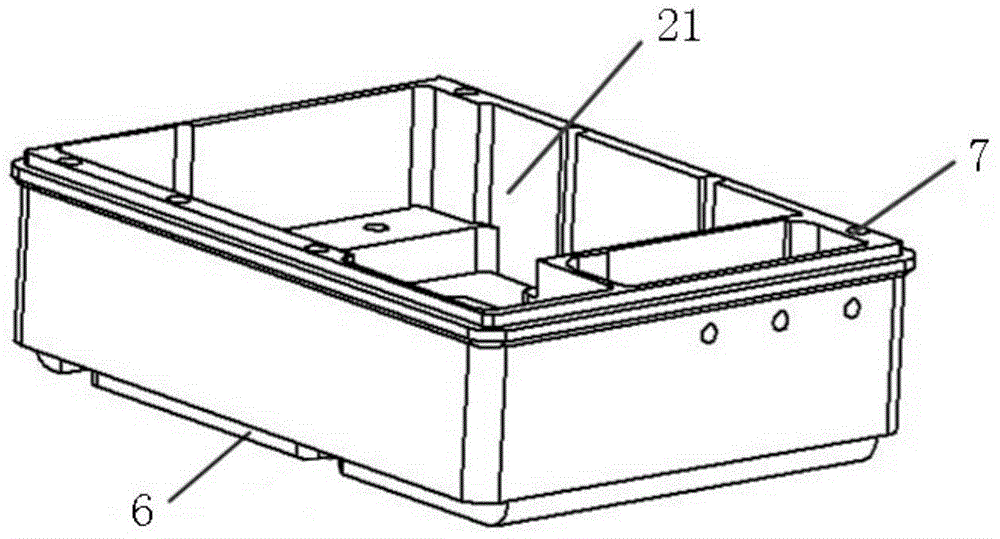 Integrated double-suspension shock absorption box