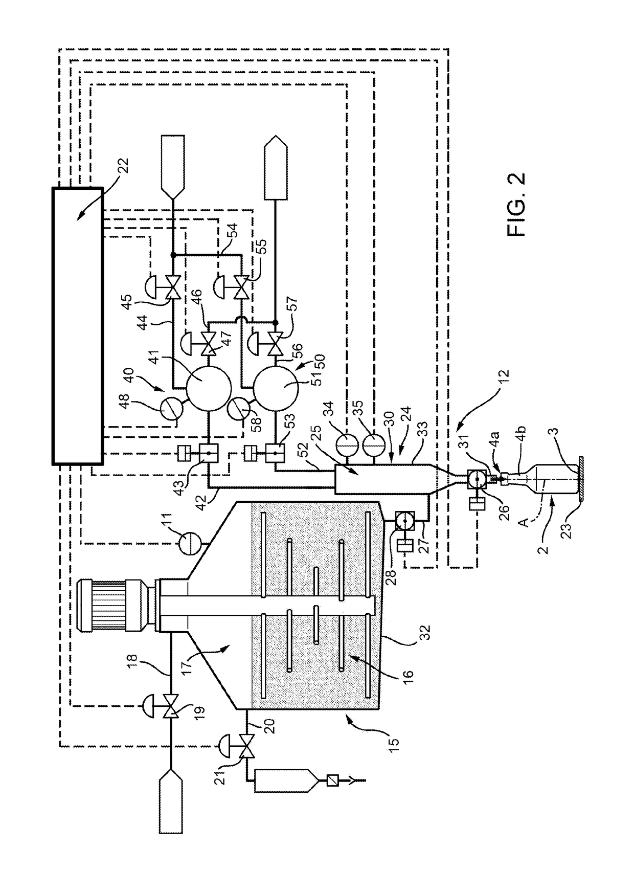 Machine and method for filling containers with pourable product