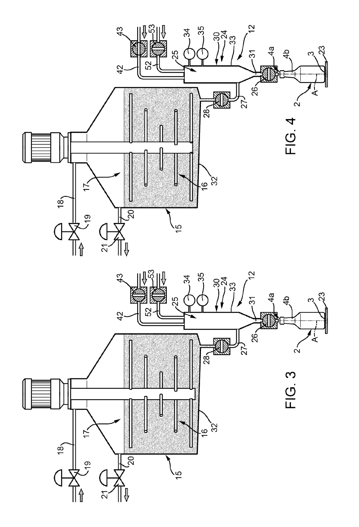 Machine and method for filling containers with pourable product