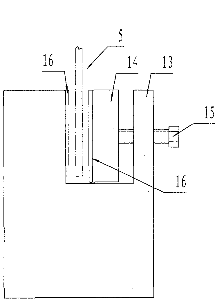 Device for testing axial compressibility of fiber material
