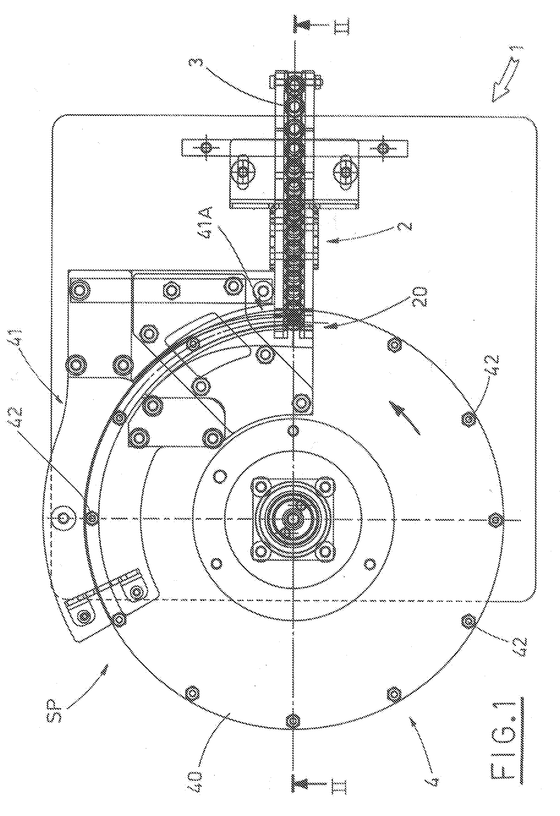 Device for feeding articles, in particular corks, to a pick-up station