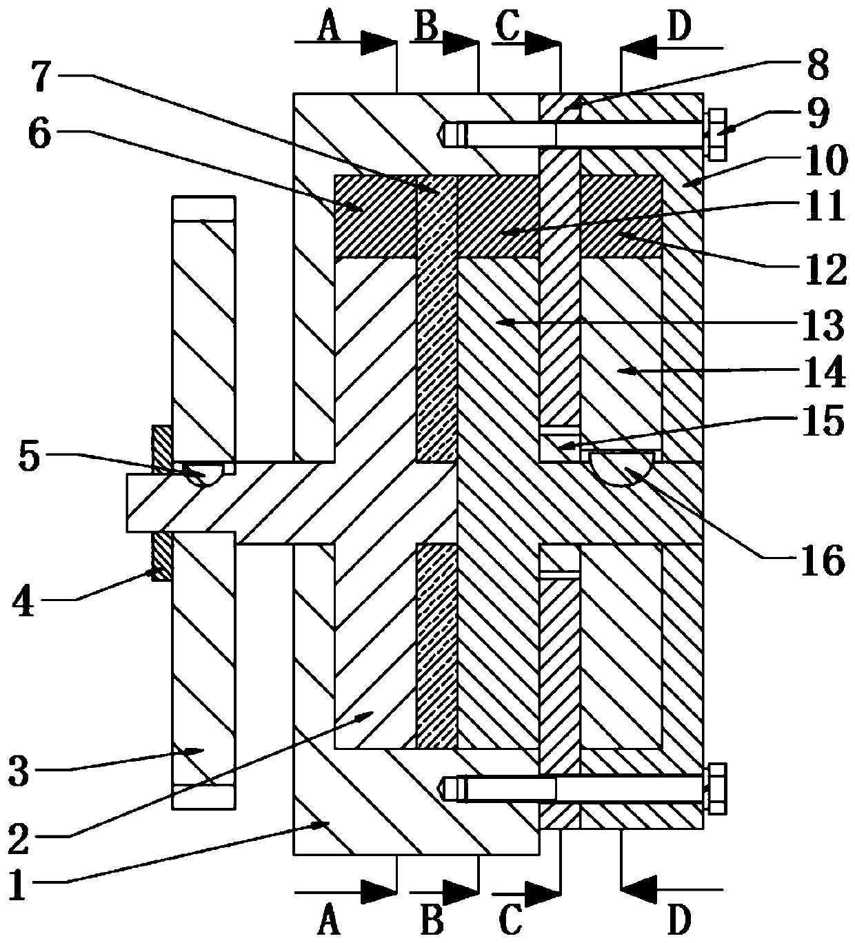 Vane type oil pump and application thereof in engine lubrication system