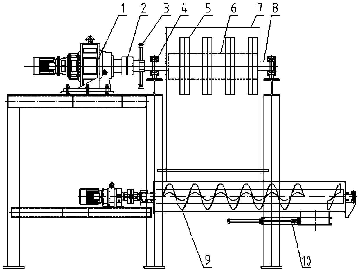 A double-tube powder quantitative feeding device