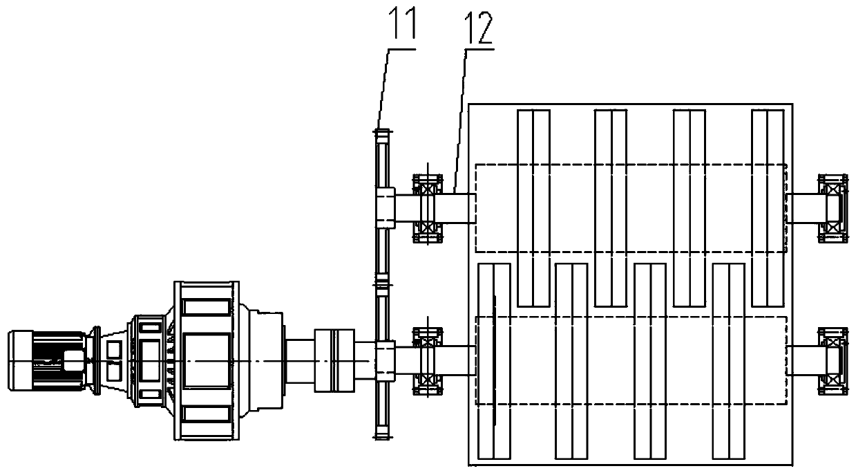 A double-tube powder quantitative feeding device