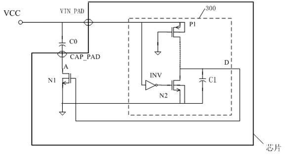 Capacitive charging current control circuit