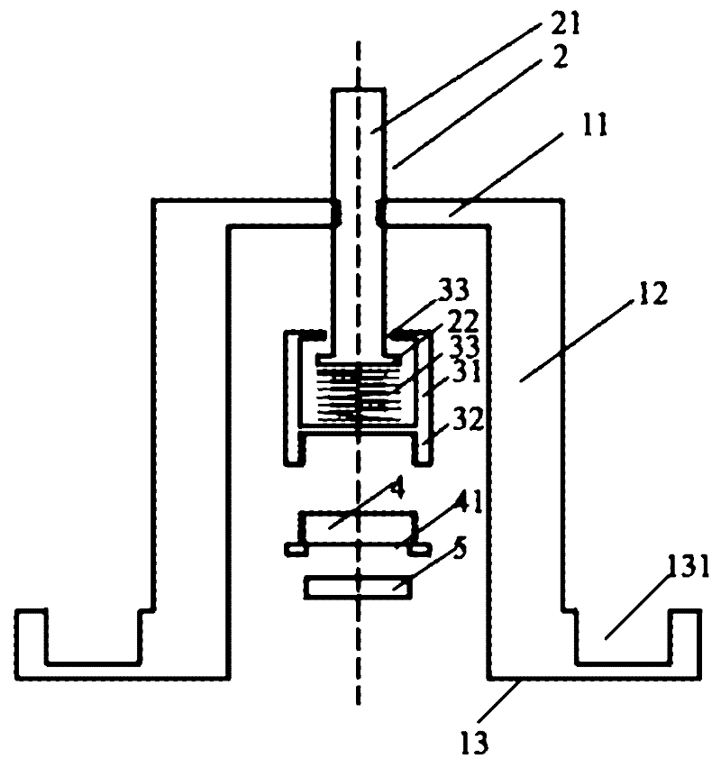 General fixing device for probe of acoustic emission detection apparatus