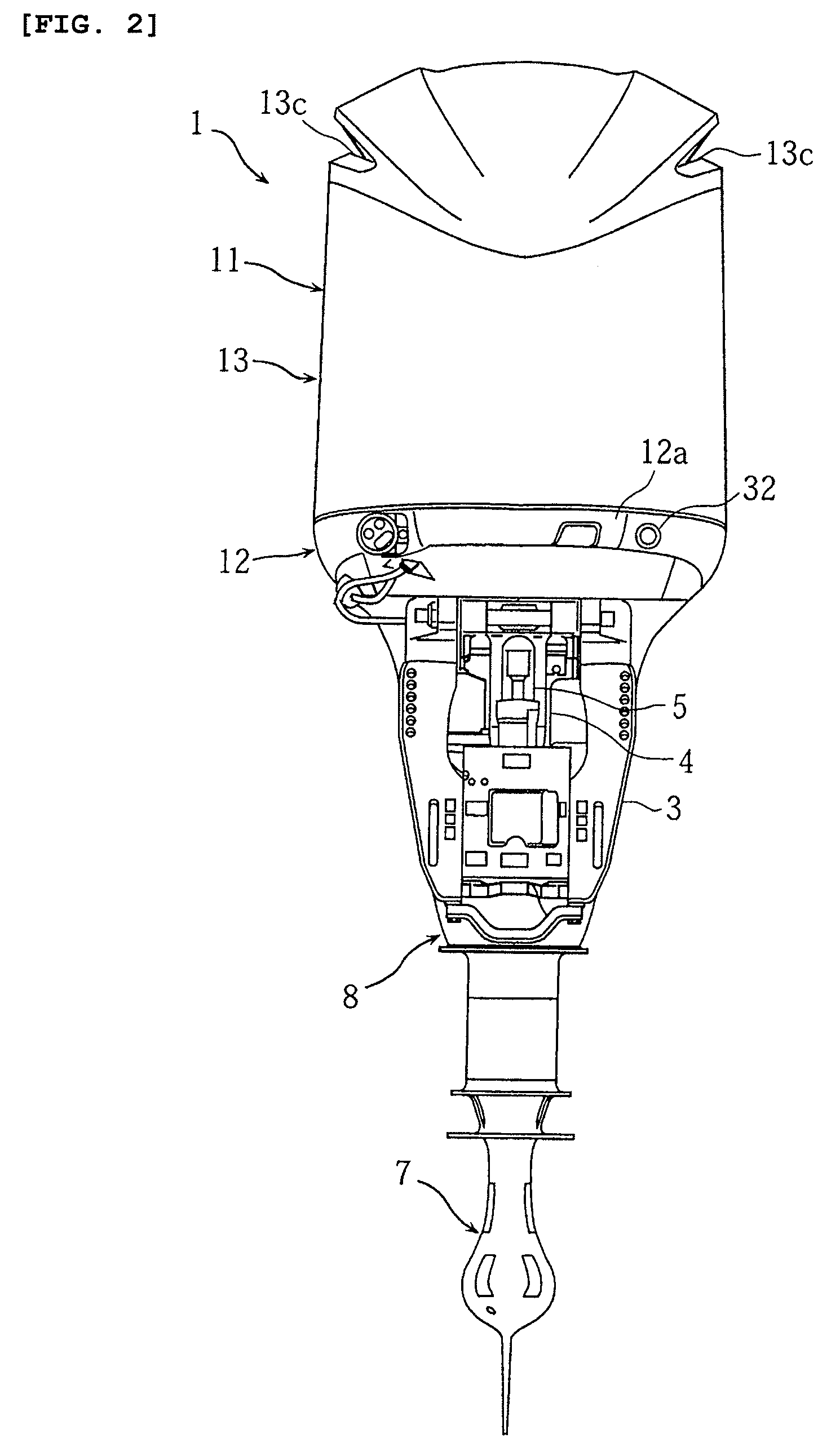 Outboard motor having a cowling