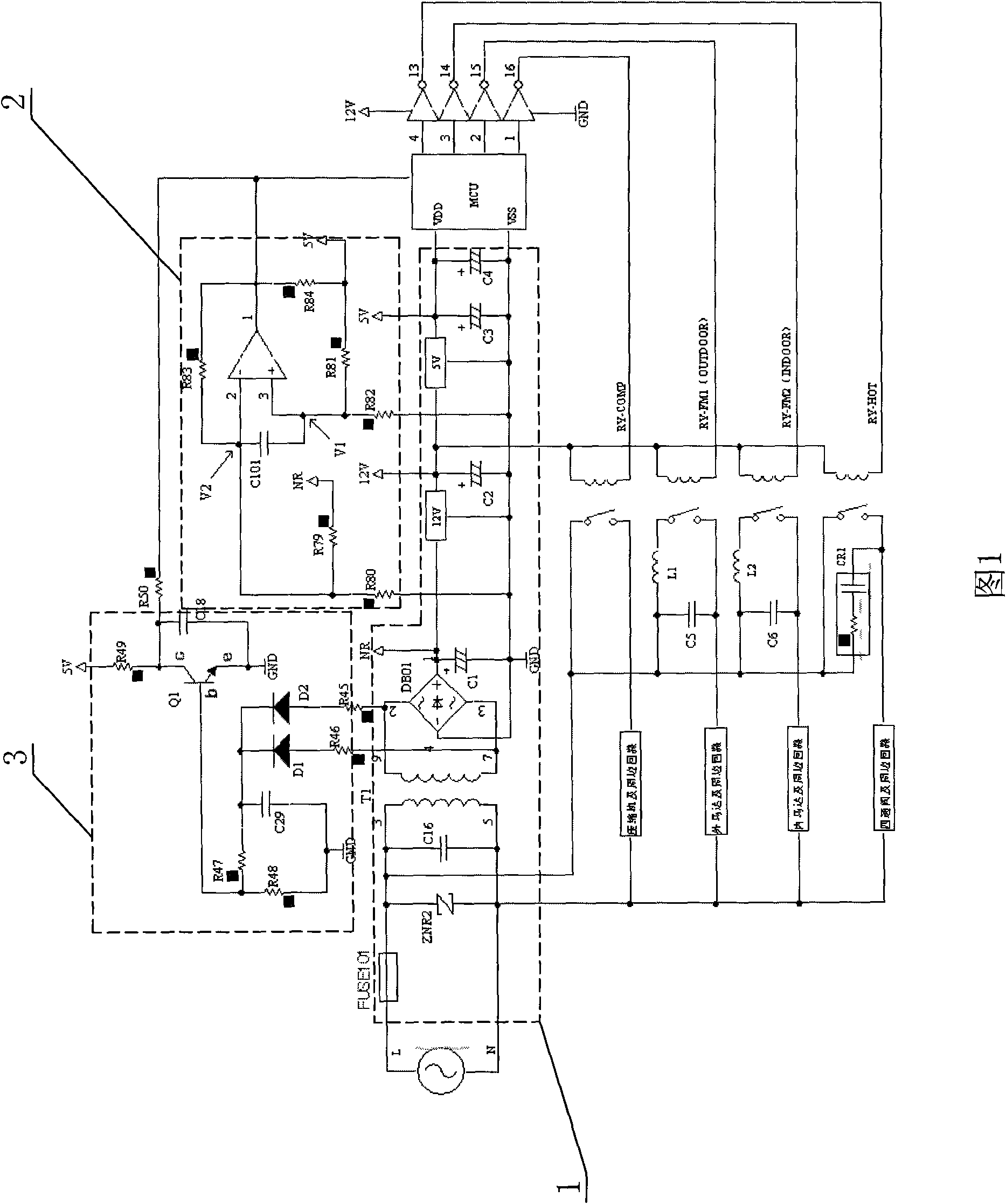 AC overvoltage protection device
