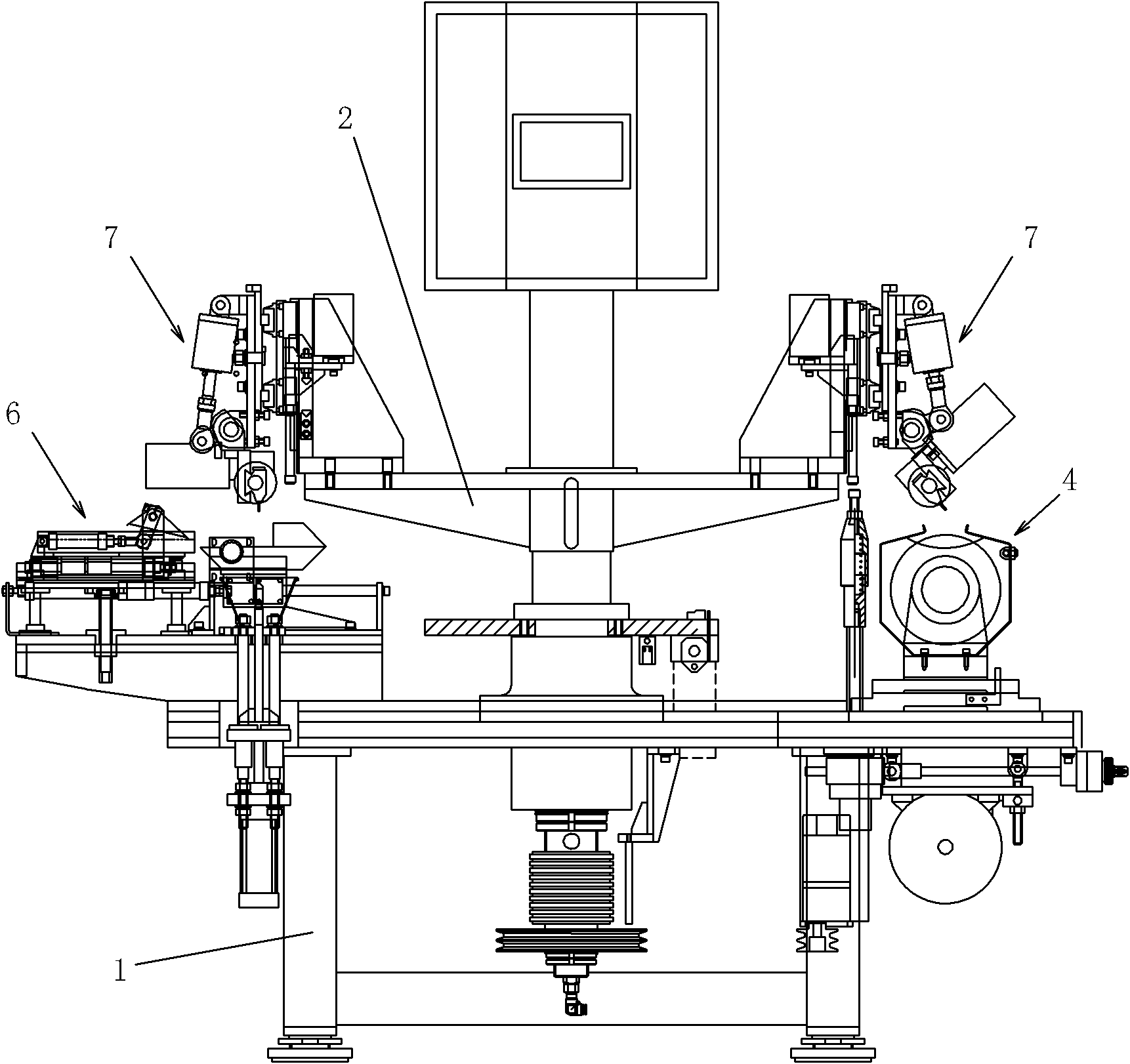 Multi-station rhinestone slant grinding and polishing machine