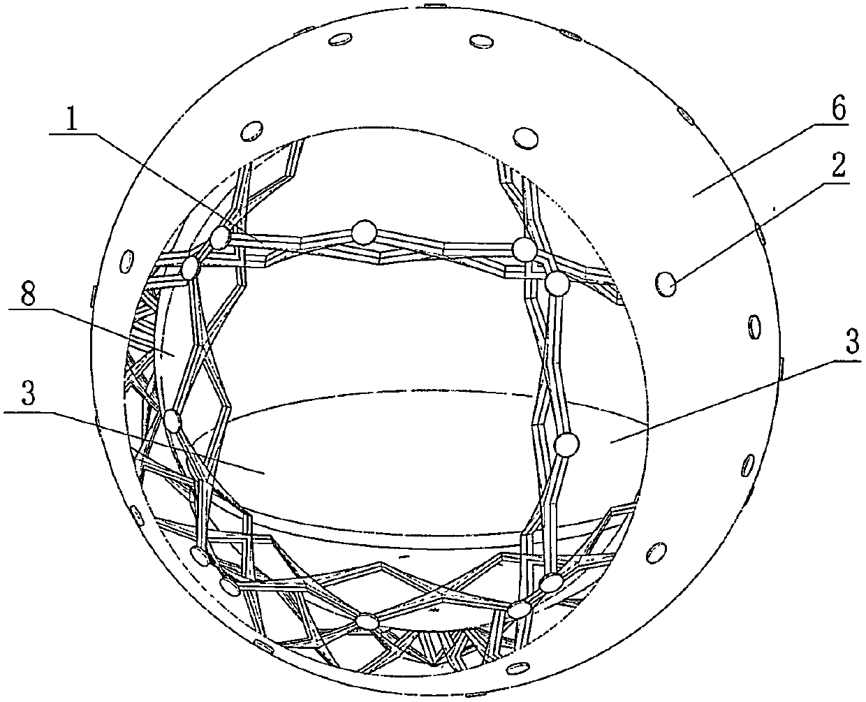 Spherical telescopic tent and installation usage method