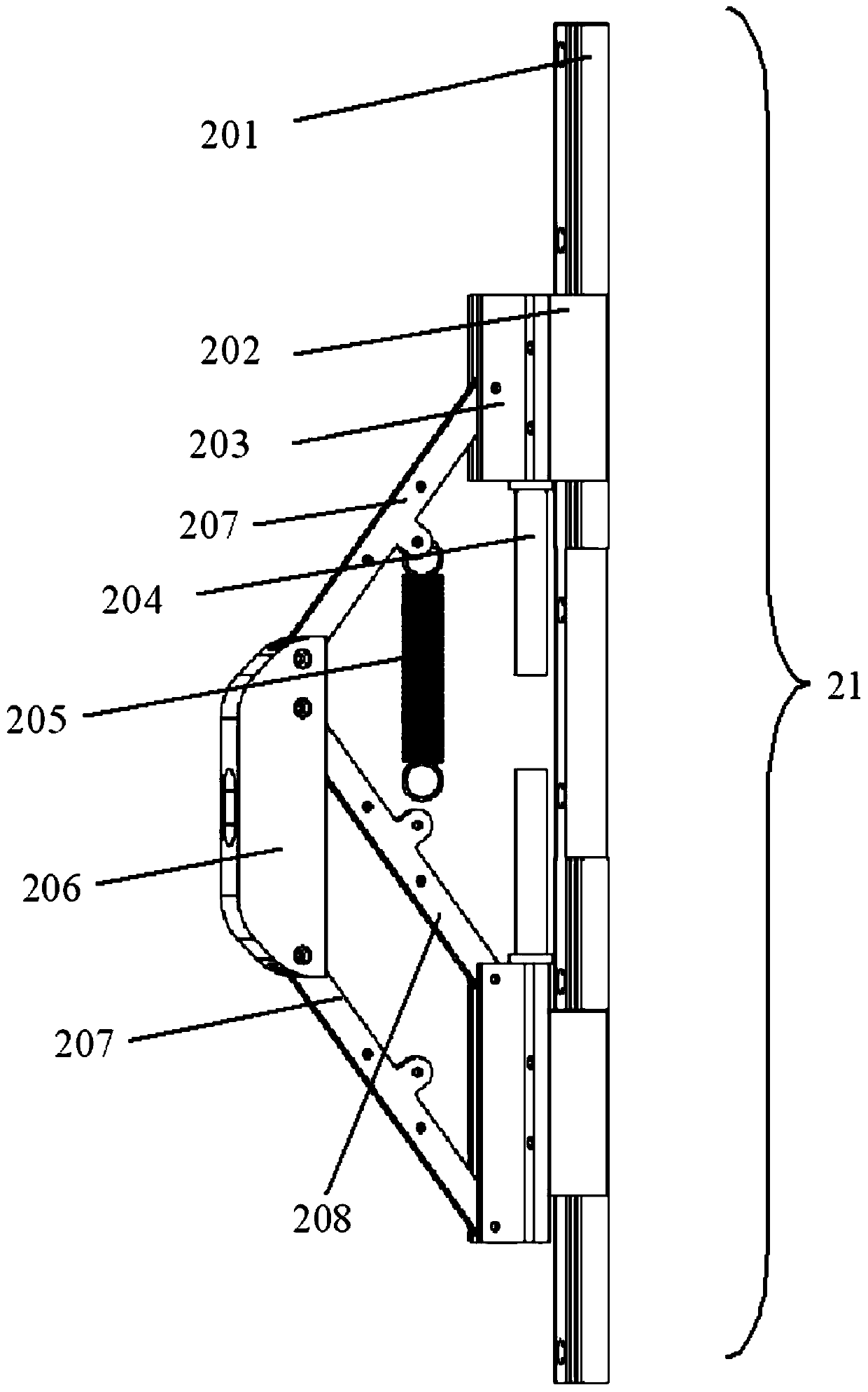 An integrated wellhead detection device for drill string damage