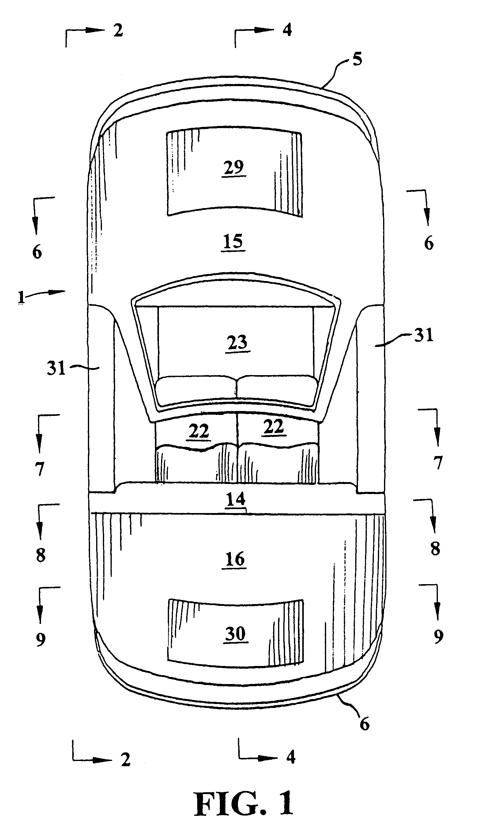 Automotive vehicle having a modular plastic body attached to a metal chassis