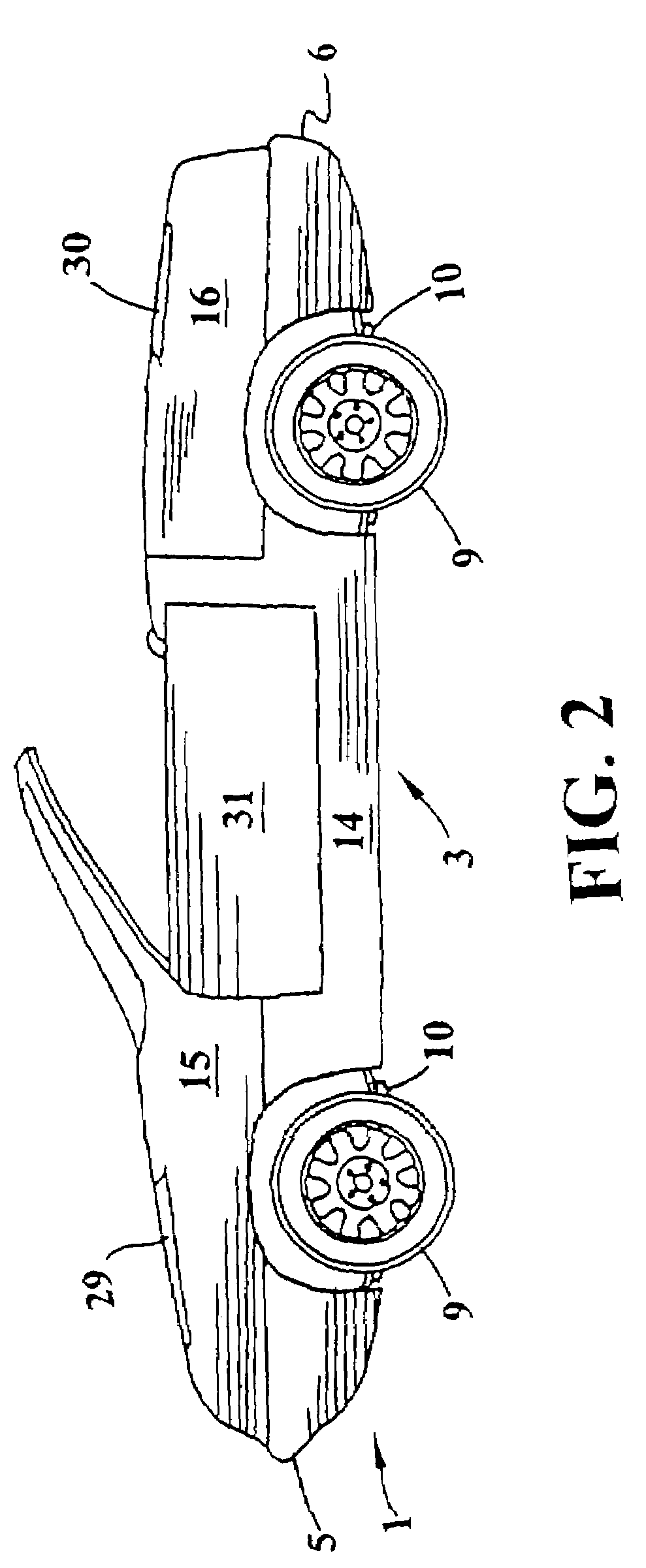 Automotive vehicle having a modular plastic body attached to a metal chassis