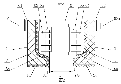 Reinforcing rib making die for ribbed superposed concrete prefabricated member