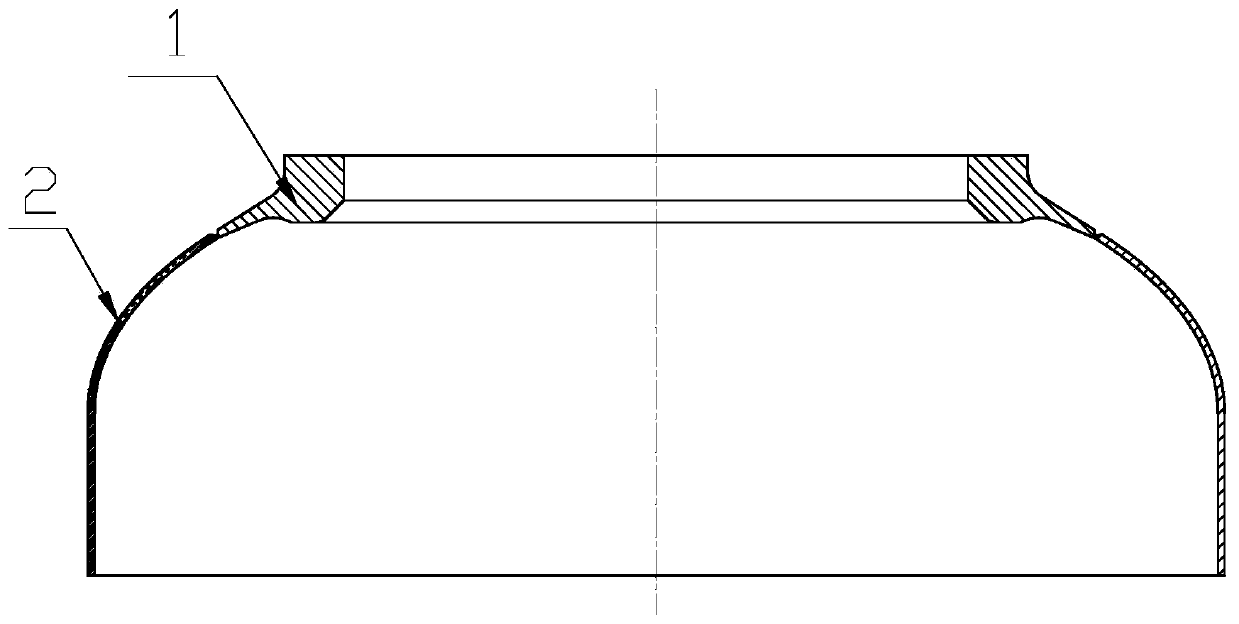 A tool for welding assembly of head and flange