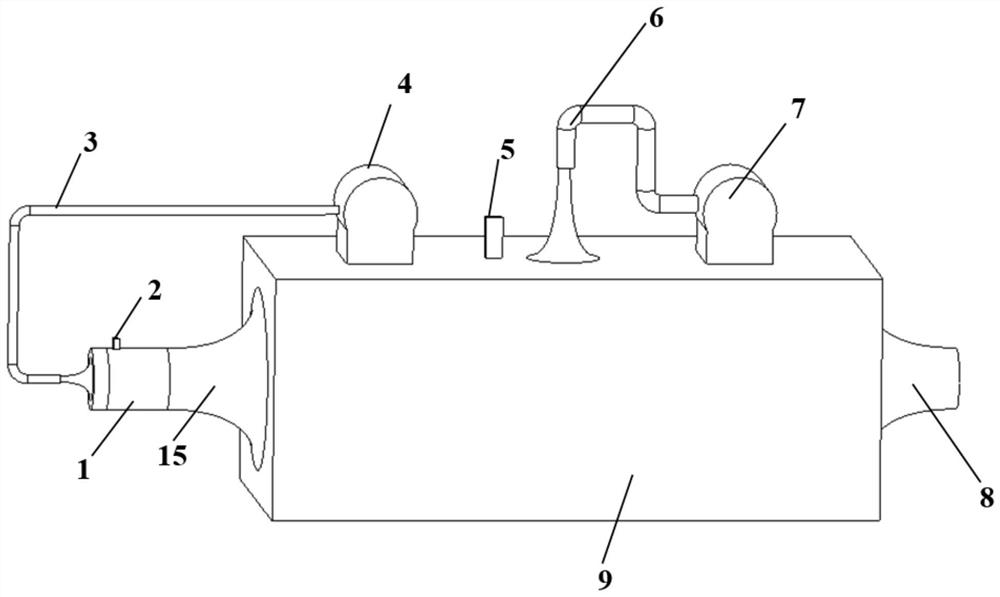 A vacuum pump simulation loading system