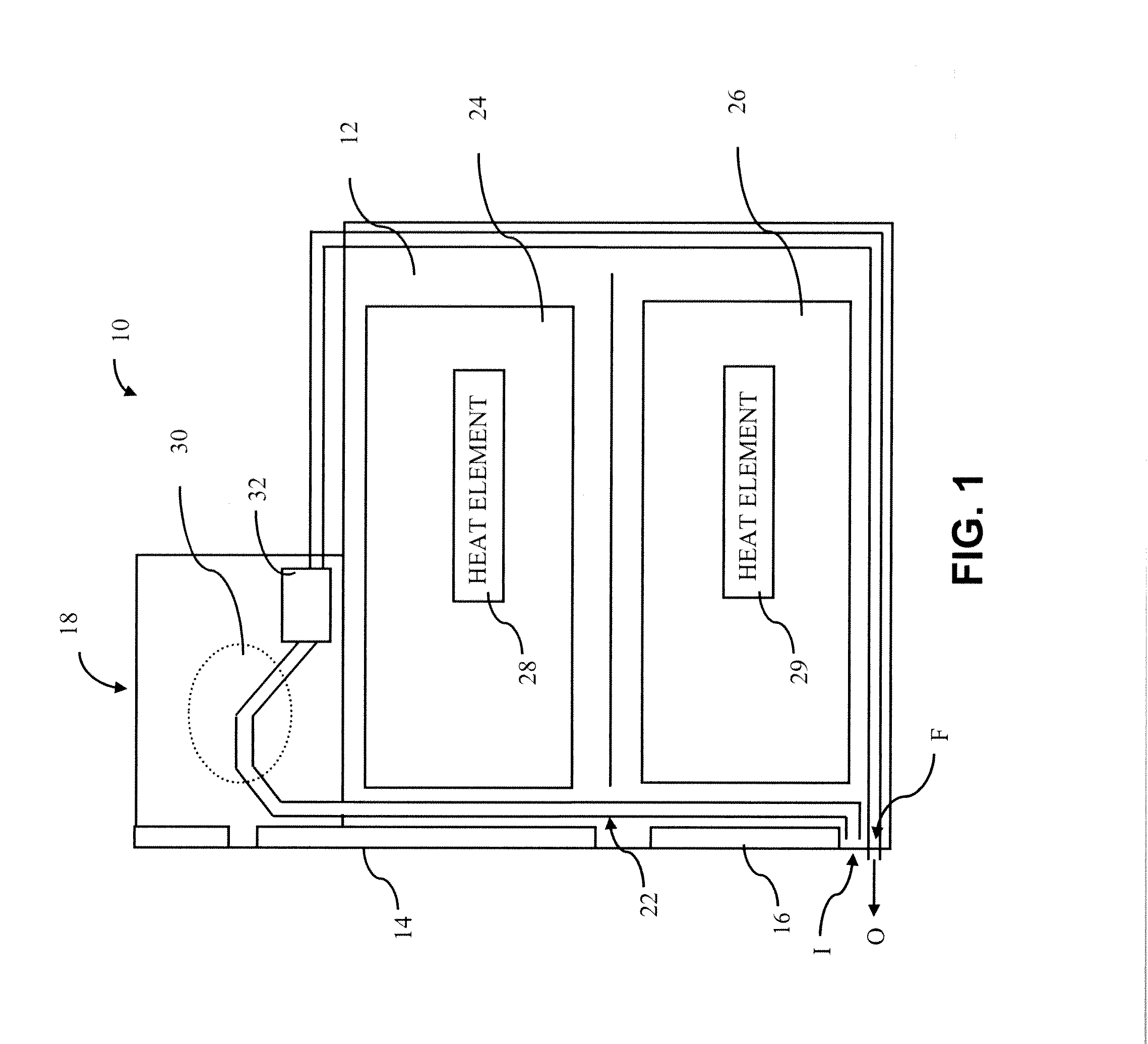 Appliance airflow detection using differential heating of electronic devices