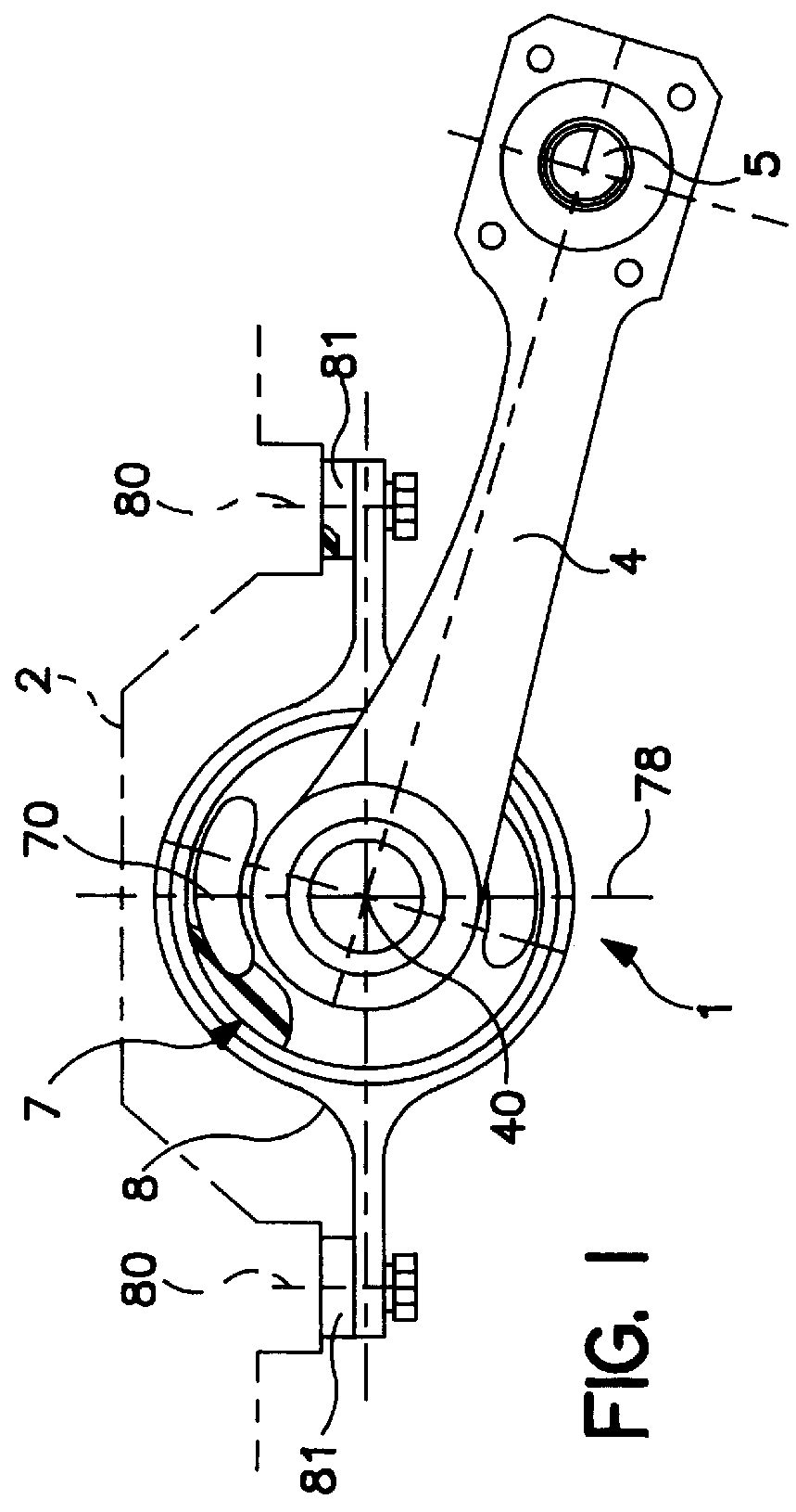 Vehicle axle equipped with torsional suspension elements