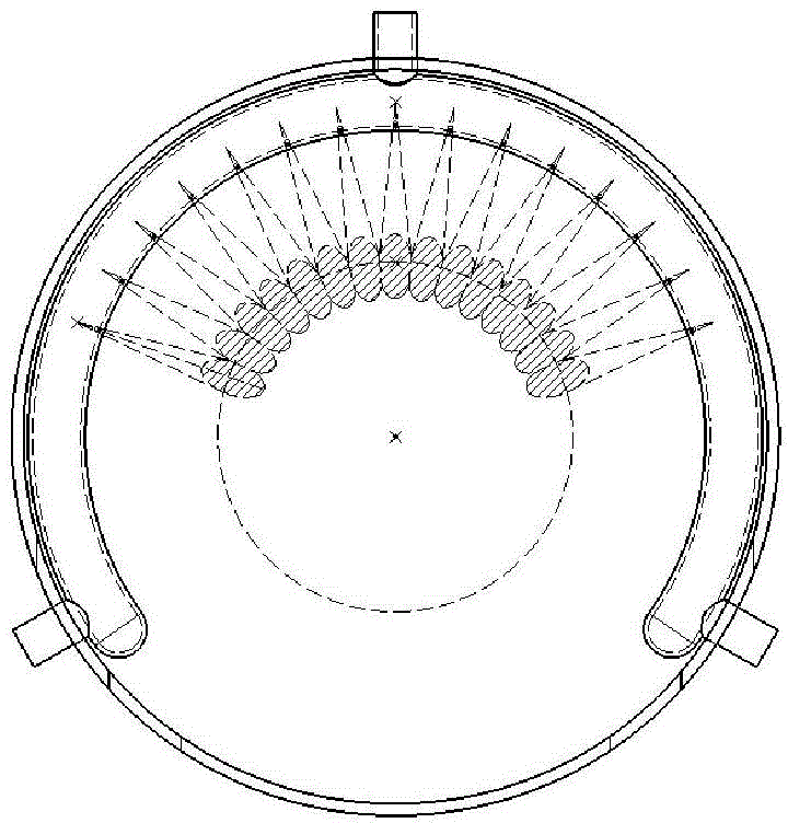 Liquid level defoaming device for flotation liquid level image recognition equipment