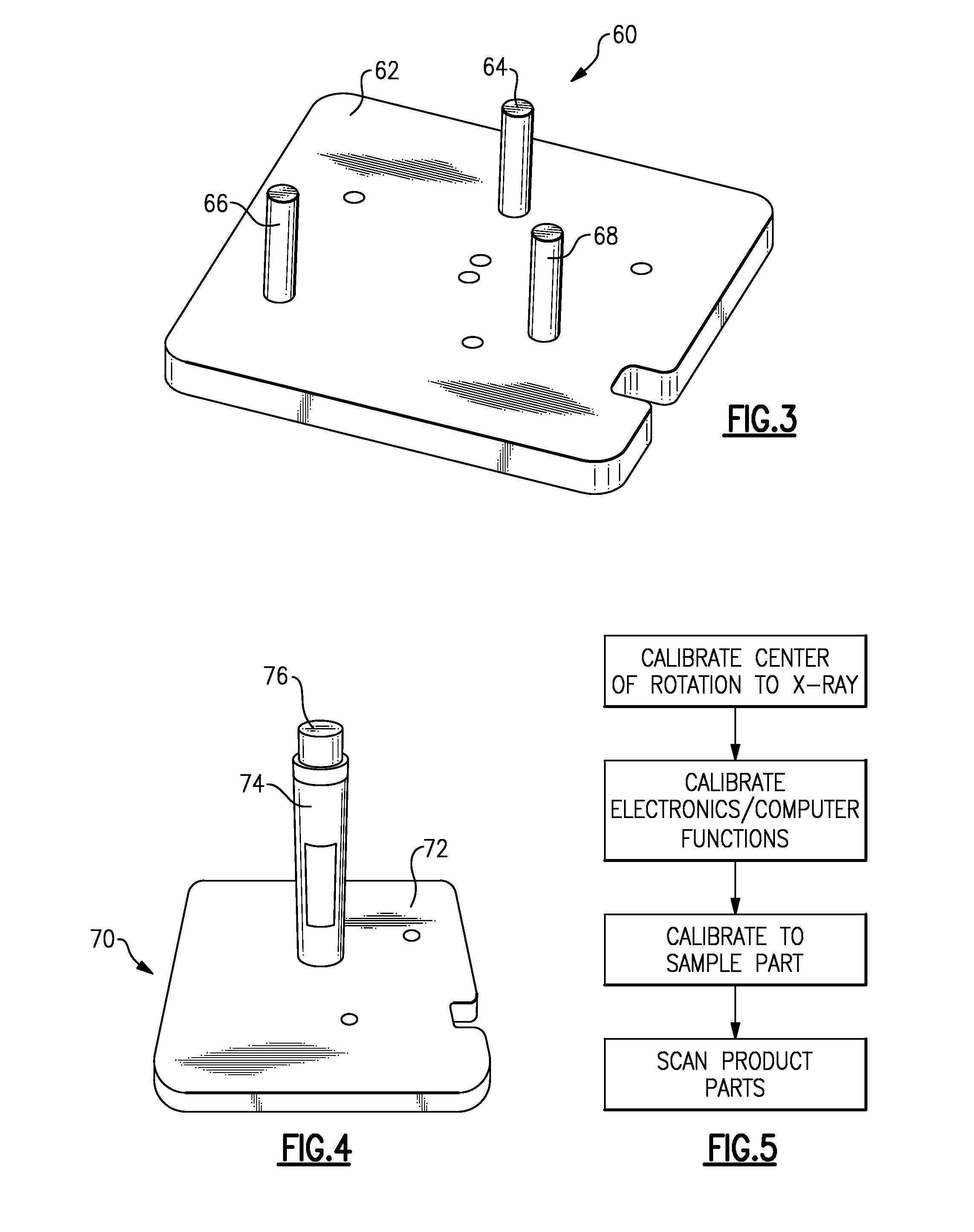 Method of calibration for computed tomography scanners utilized in quality control applications