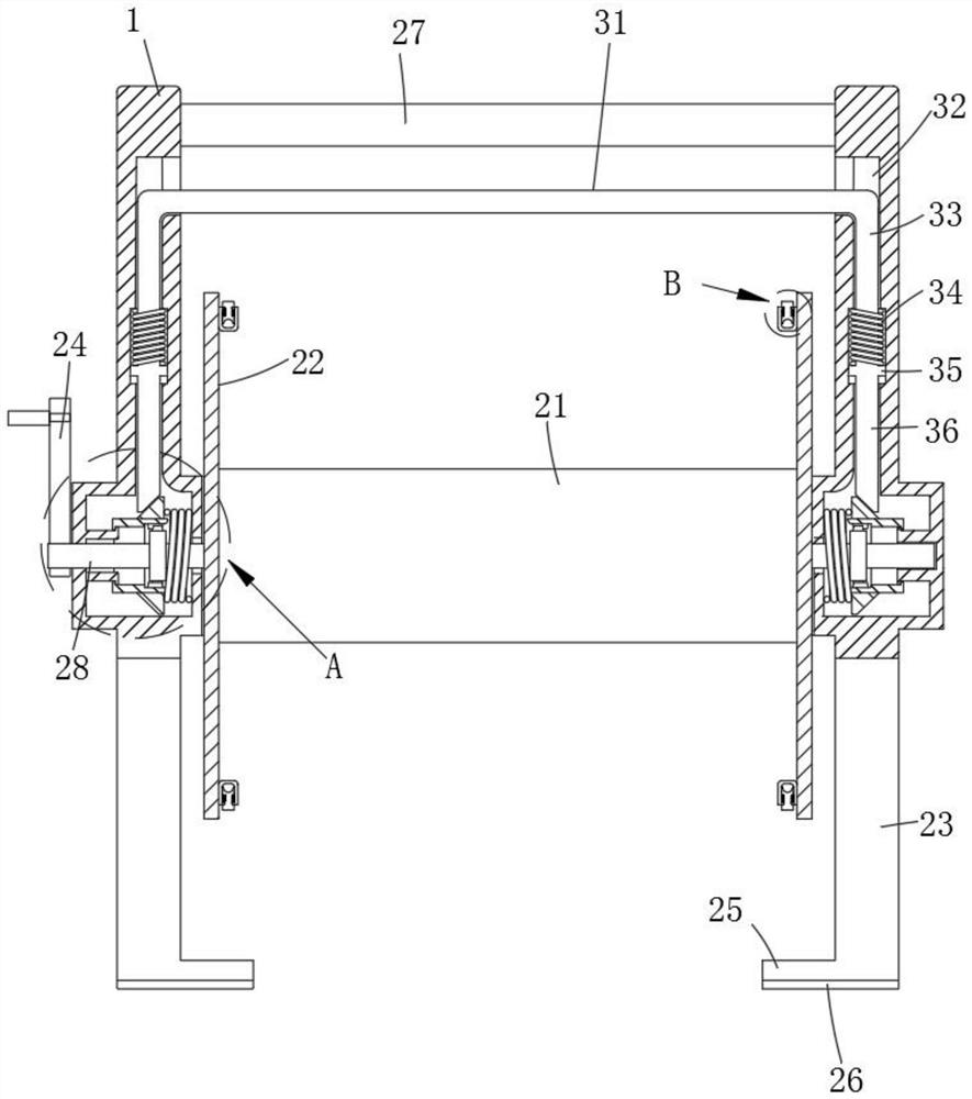 Barrier-free take-up and pay-off device for erecting communication optical cable of outdoor advertising board