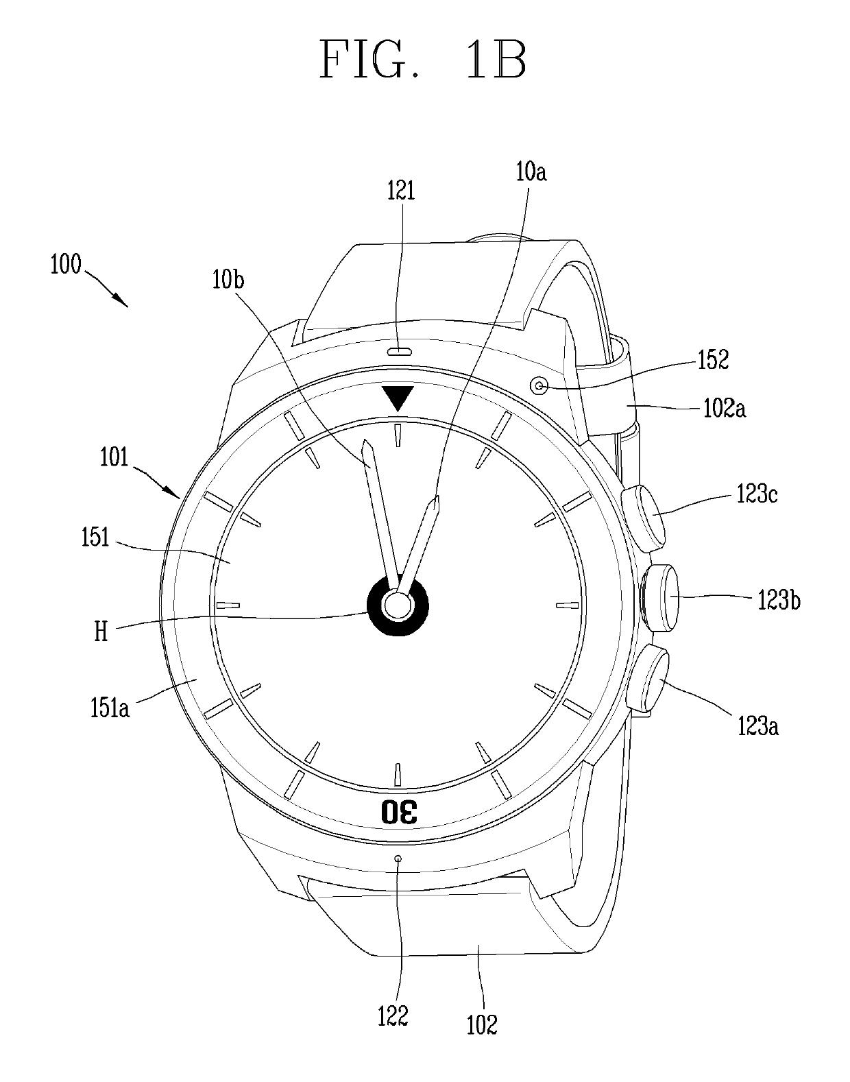 Watch type terminal