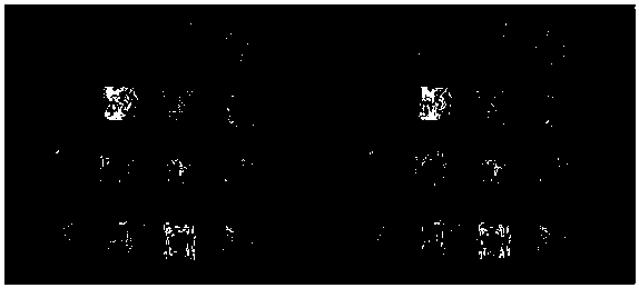 An underwater artificial fish reef prepared from seawater, sea sand and a non-gold rib material, and having a self-repairing function