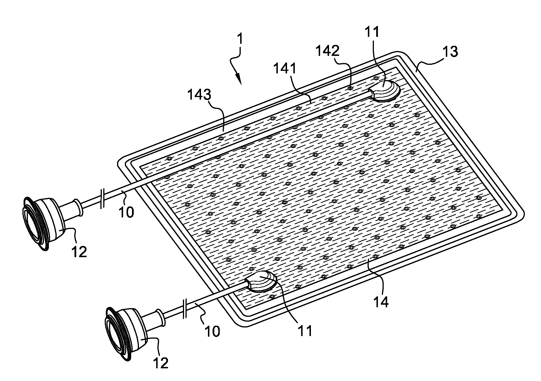 Bag for forming an implantable artificial organ