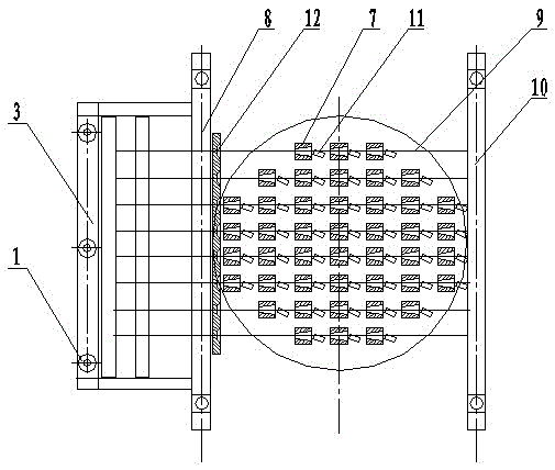 A jig and process for inner hole coating diamond film