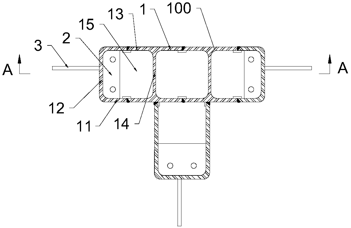 Special-shaped column assembly and beam column connecting joint structure