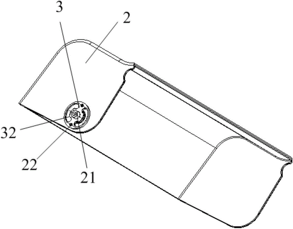 Storage box component and refrigerator