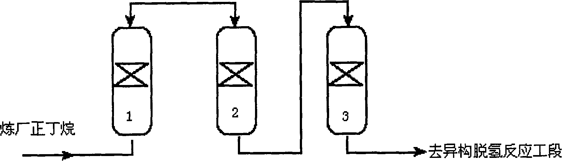Fine desulfurize method for carbon four components of refinery