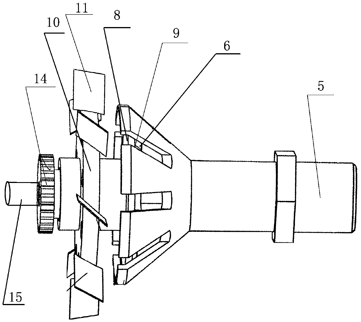 Multi-function fire-fighting air duct with wind power, spraying and foam fire-fighting functions