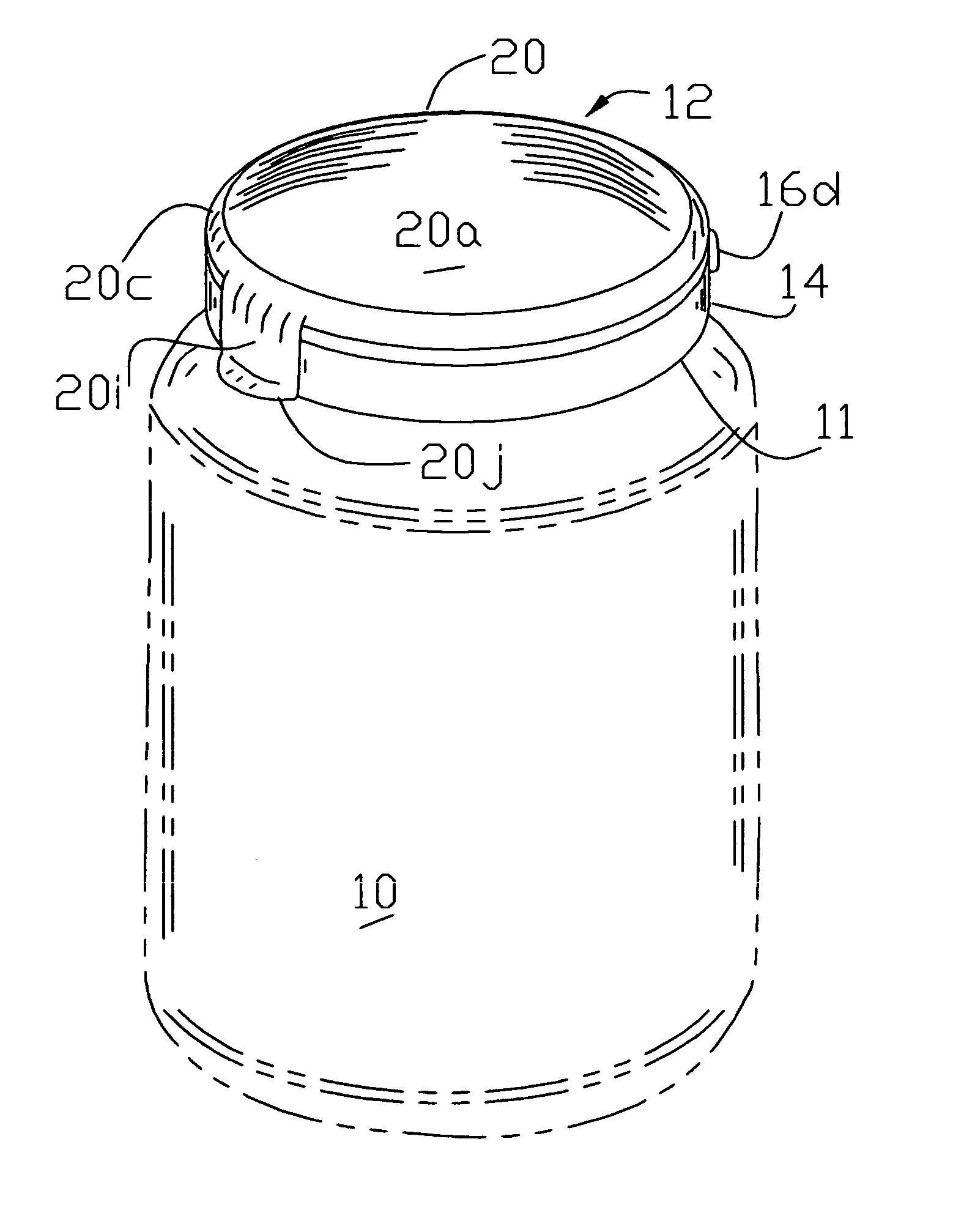 Container cap assembly