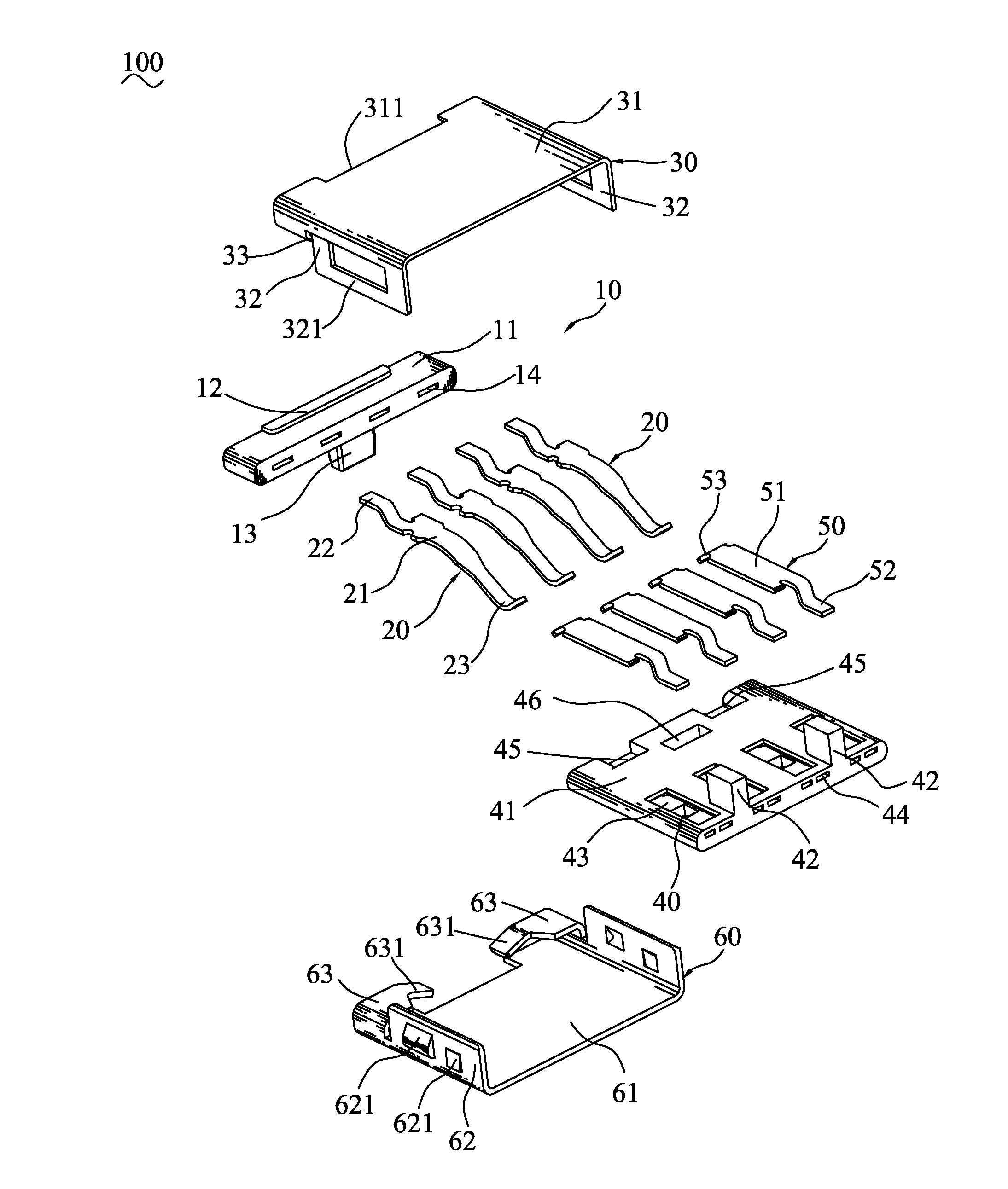 Battery connector