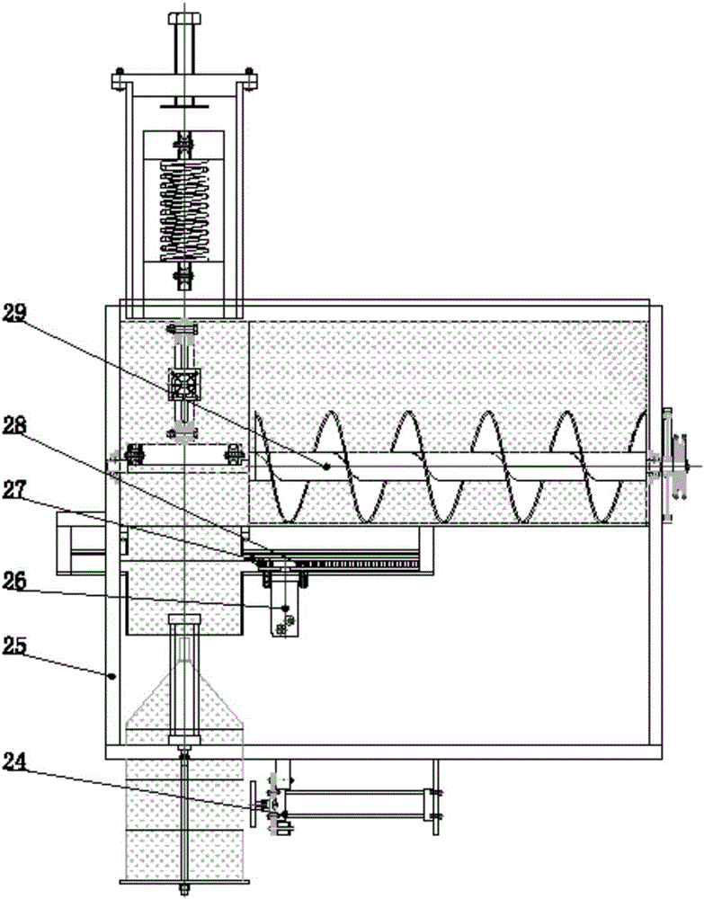 A device and method for bagging crushed pasture grass silage