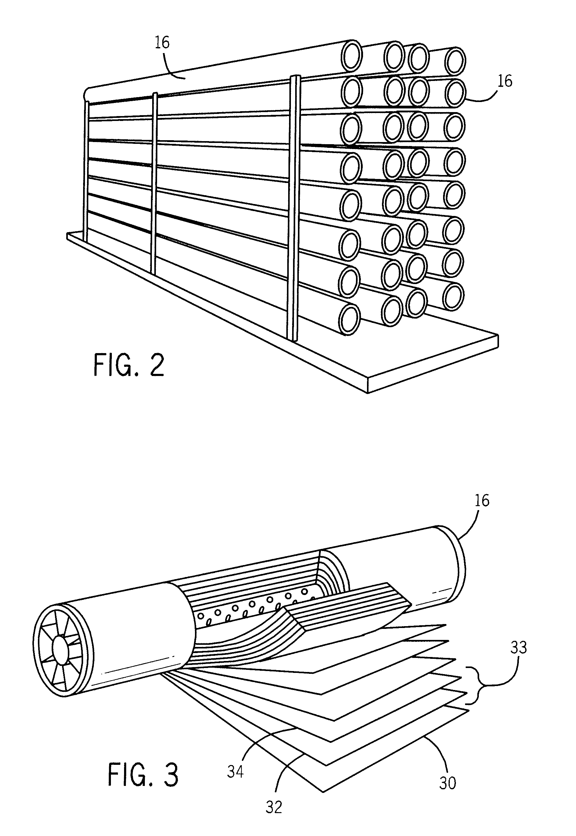 Membrane, water treatment system, and associated method