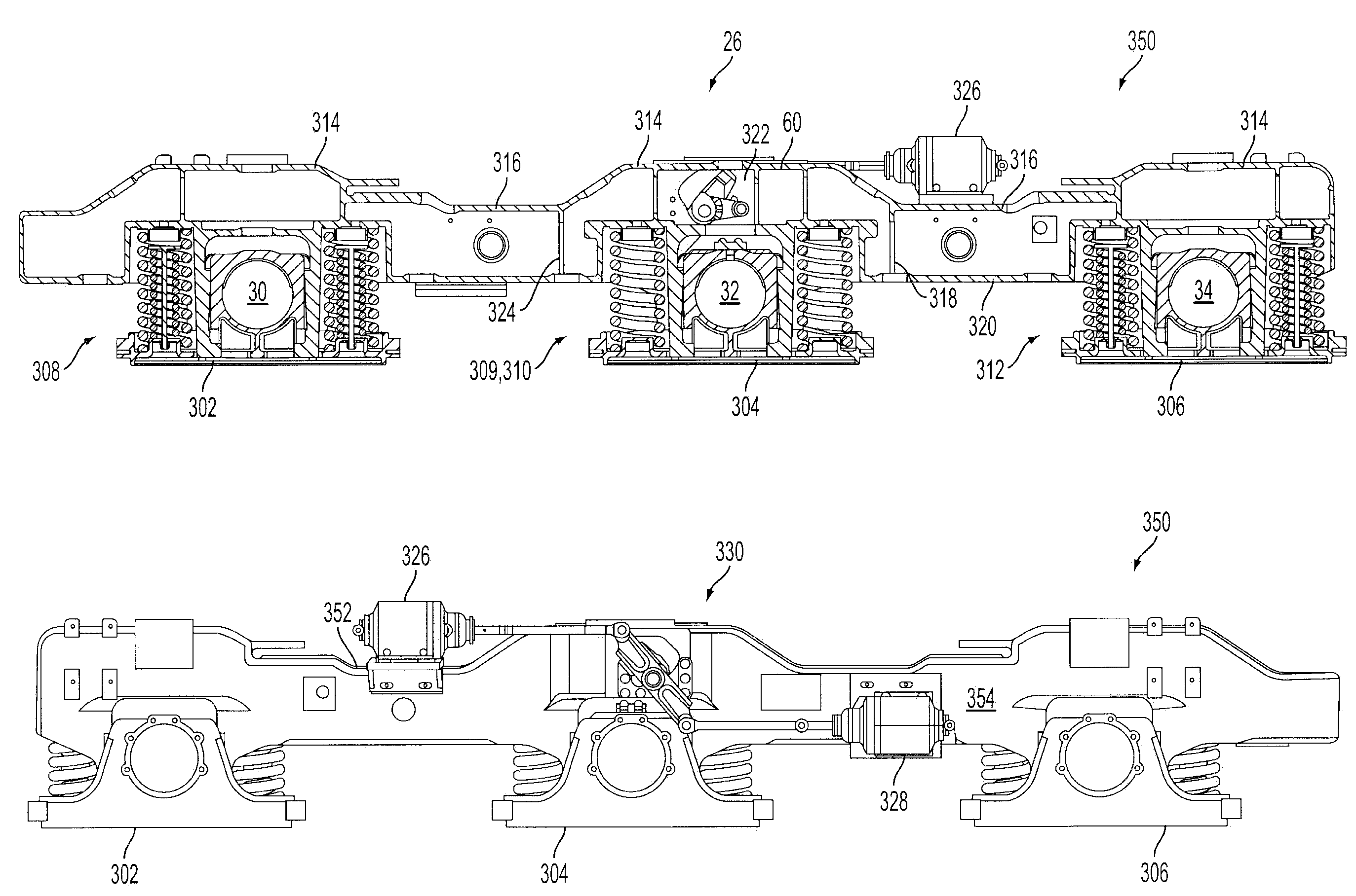 Assembly and method for vehicle suspension