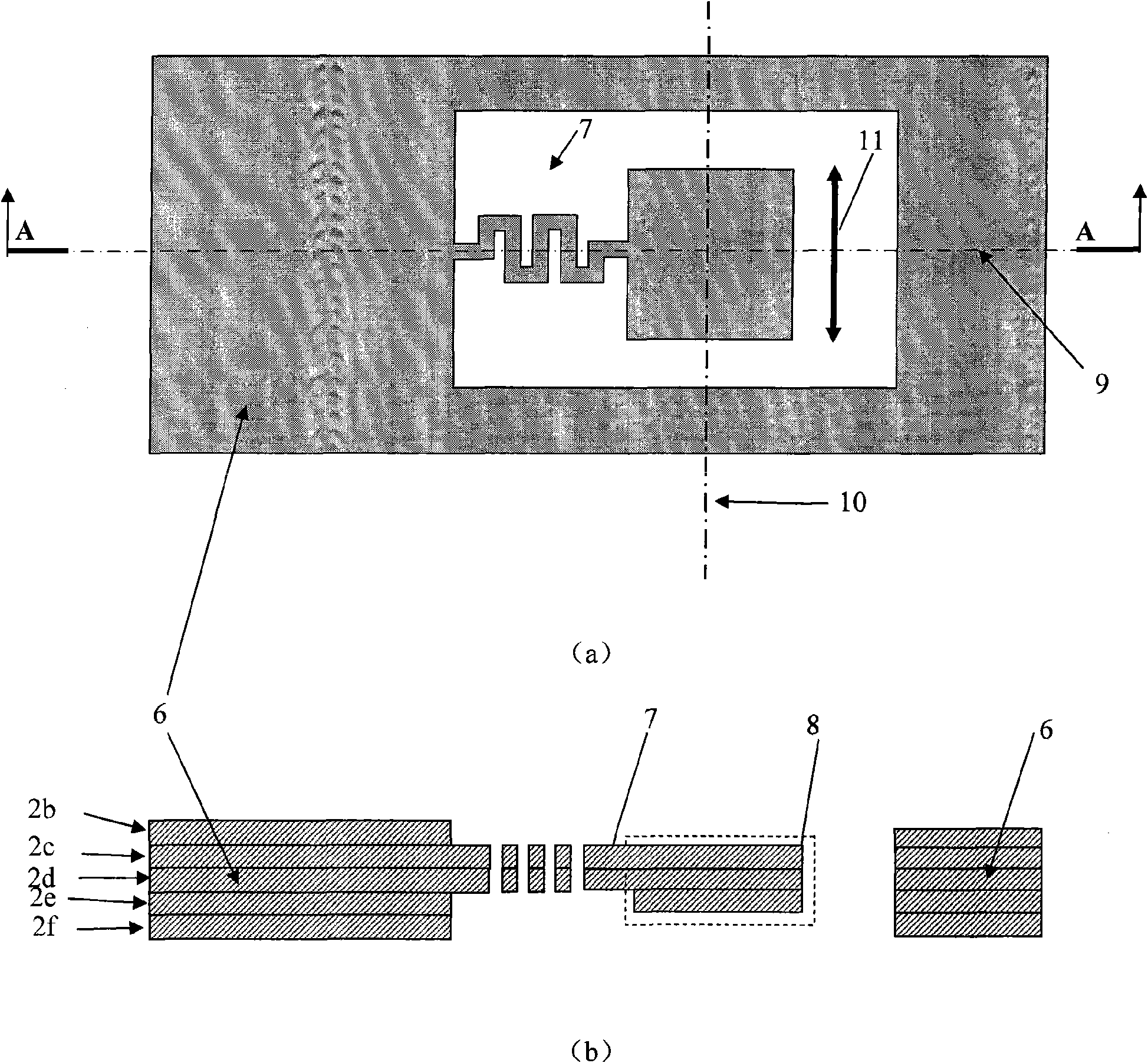 Micro-accelerometer and preparation method thereof