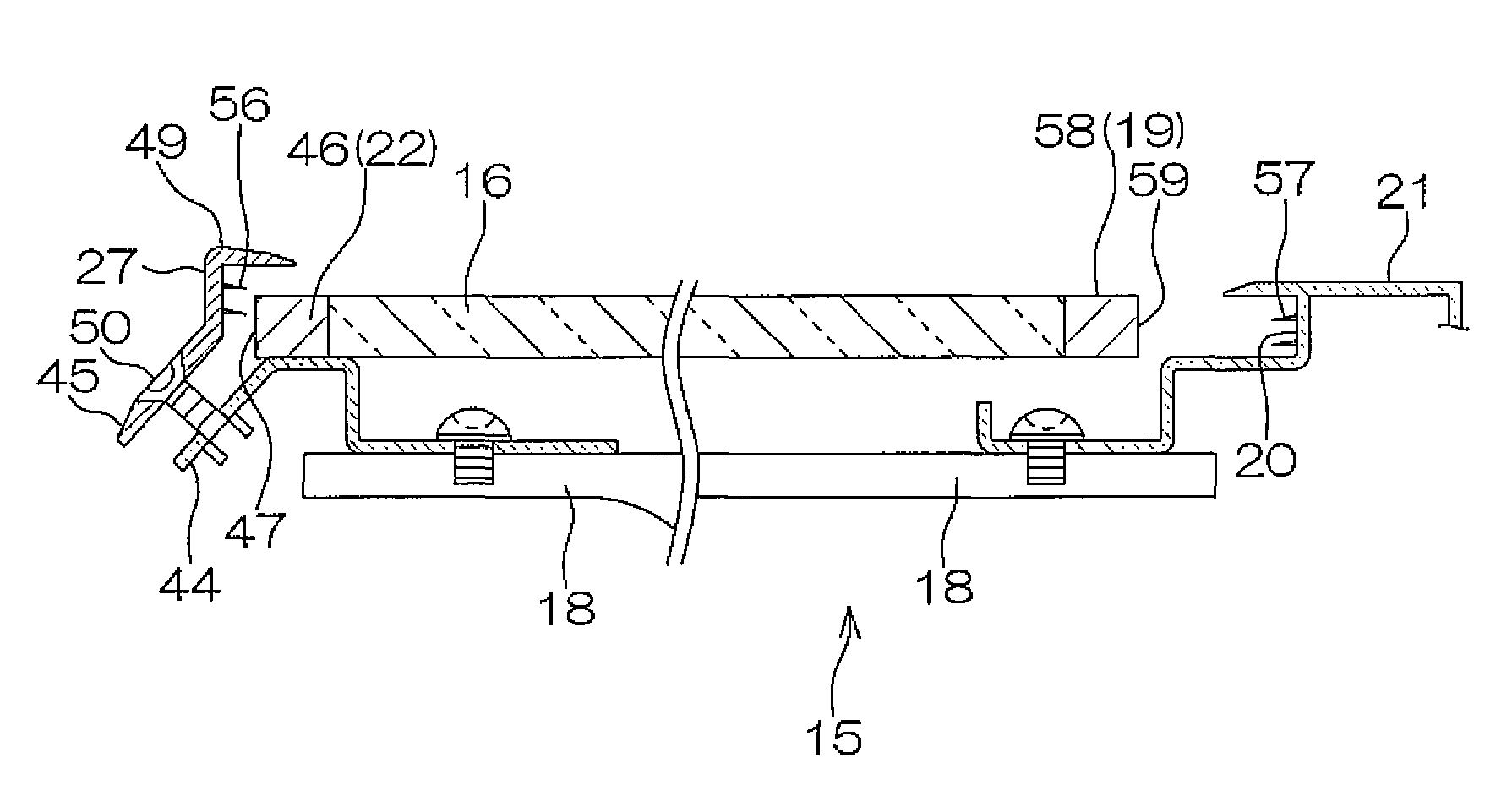 Solar battery module device and method of installing the same