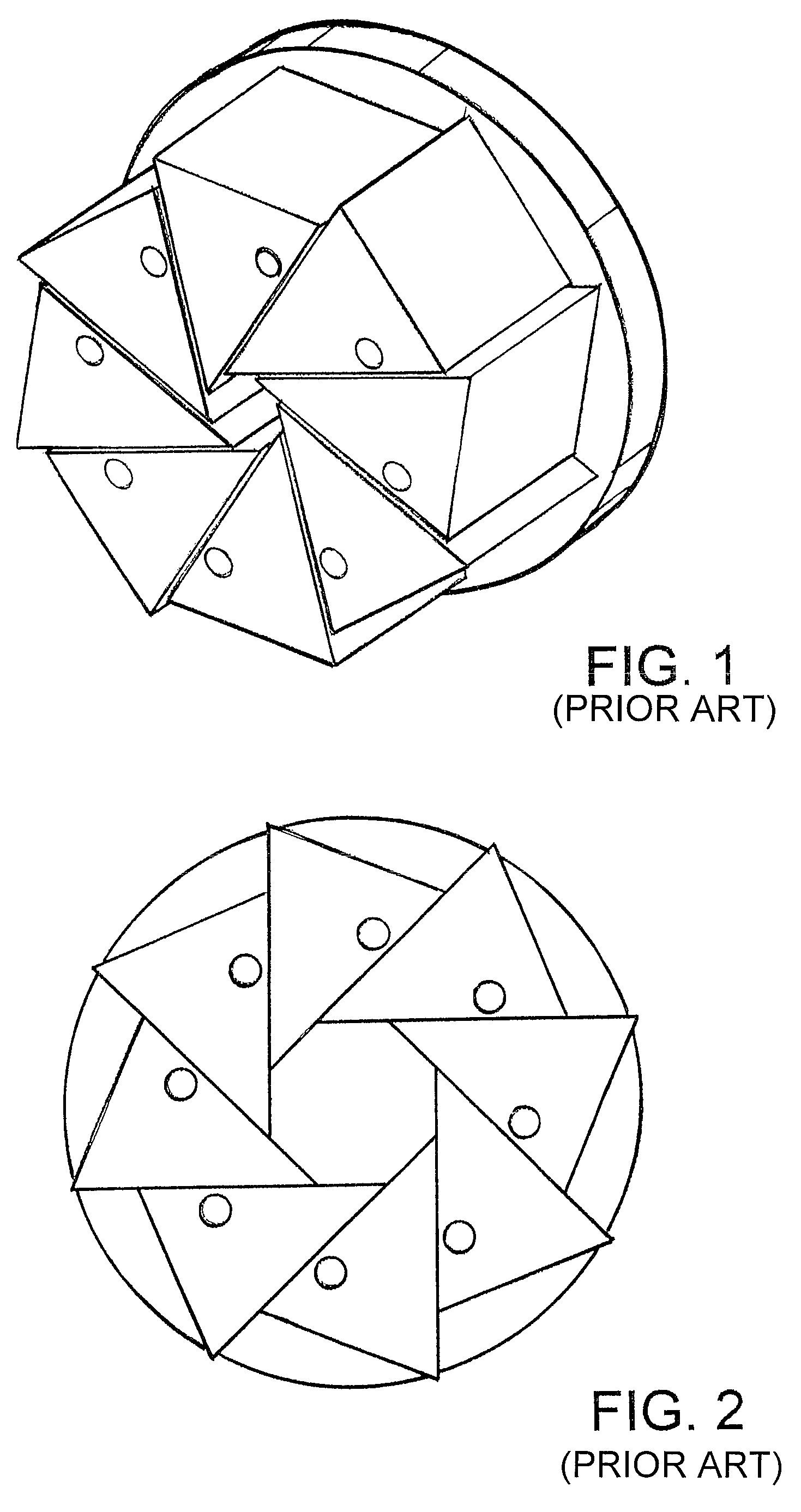 Radial compression mechanism with optimum die-to-die gap