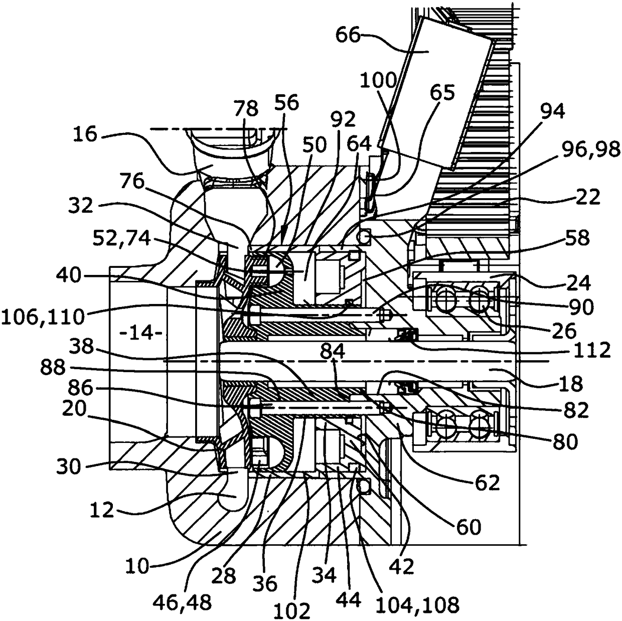 Coolant pump for an internal combustion engine