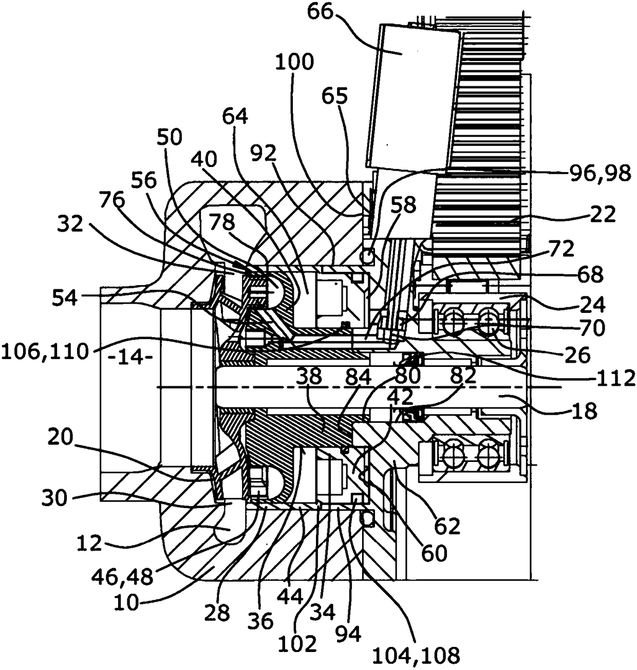 Coolant pump for an internal combustion engine