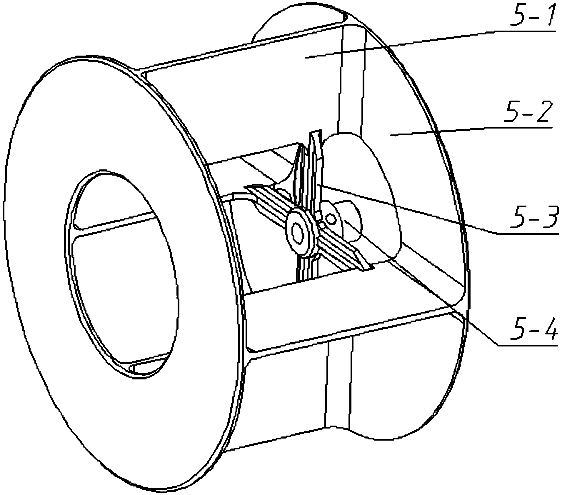 Combined type counteractive fly wheel