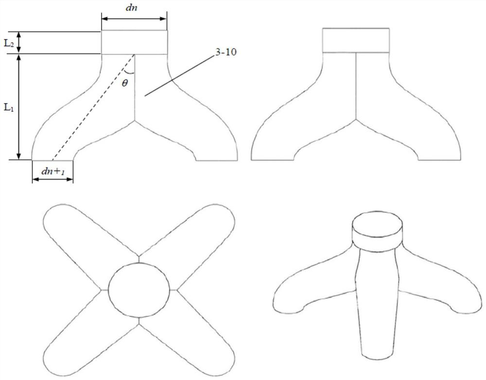 An integrated bionic liquid-absorbing core for loop heat pipe, preparation method and application